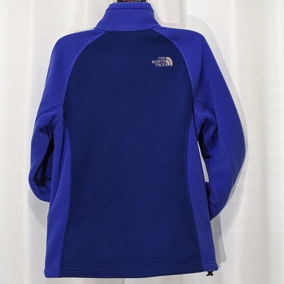 The North Face Sweatshirt Coat Fleece Full Zip Jacket Size Medium Purple/Blue - Picture 6 of 10